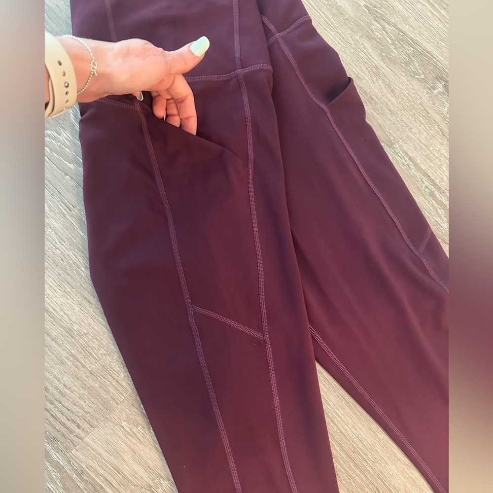 Fabletics Burgundy Full length Legging - Medium - Picture 10 of 14